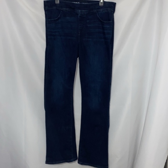 Torrid Lean Jean slim boot Jean Dark Blue Boot Cut Jeans size 1T (14/16Tall) - Picture 7 of 13